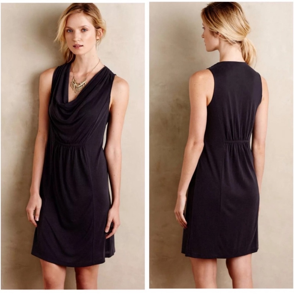 Anthropologie Maeve Cara Cowl Dress